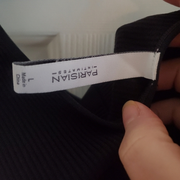 NWT Parisian Black Seamless Bralette size L - Picture 7 of 8